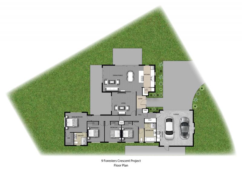 9 Foresters Crescent Project Floor Plan Web with Name